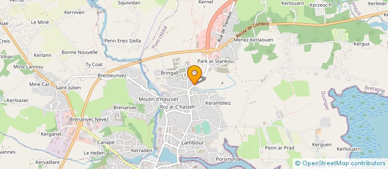 localisation de l'entreprise LES MENUISERIES CONFORTS à PONT-L'ABBE