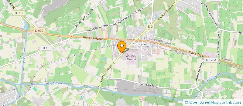 localisation de l'entreprise LES MENUISERIES D AVIGNON à MAUBEC