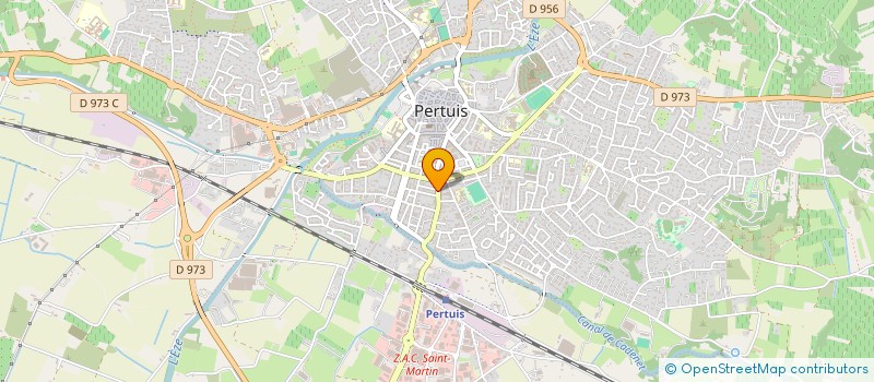 localisation de l'entreprise LES MENUISERIES DU LUBERON  PERTUIS