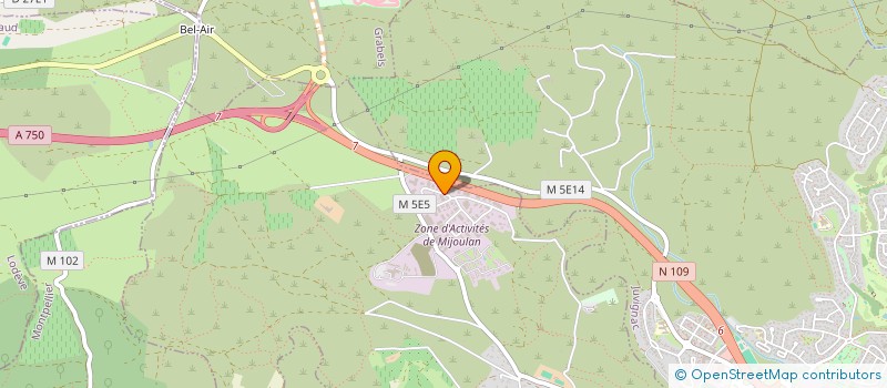 localisation de l'entreprise LES MENUISERIES DU MIDI à SAINT-GEORGES-D'ORQUES