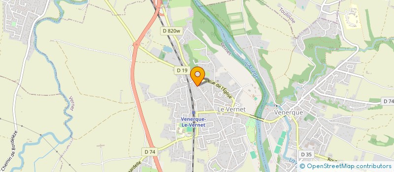 localisation de l'entreprise LES MENUISERIES OCCITANES  VERNET