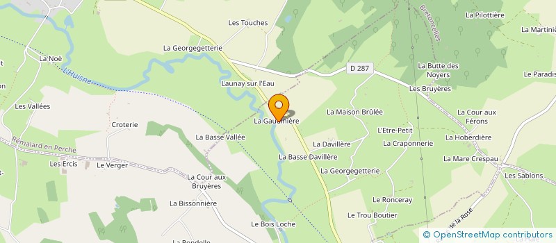 localisation de l'entreprise LES MENUISERIES ROMET à SAINT-GERMAIN-DES-GROIS