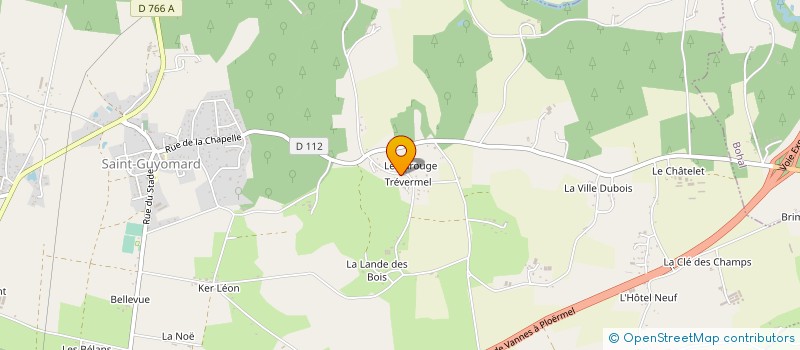 localisation de l'entreprise LES MENUISERIES VANNETAISES à SAINT-GUYOMARD