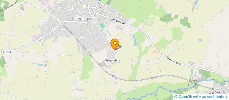 localisation de l'entreprise LES MENUISIERS DE LA COTE à LANDEVIEILLE