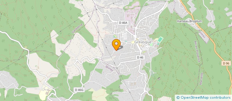 localisation de l'entreprise LES MENUISIERS DE LA SAINTE BEAUME  GREASQUE