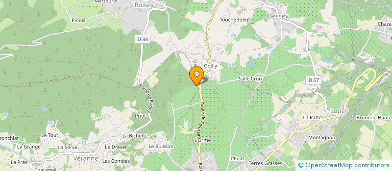 localisation de l'entreprise LES MENUISIERS DU PILAT  MACLAS