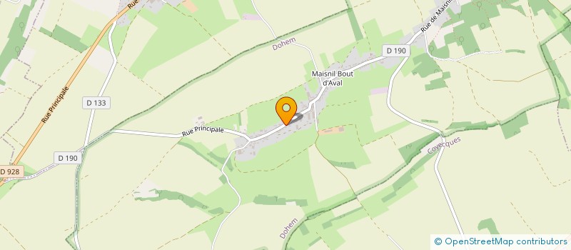 localisation de l'entreprise LES MENUISIERS POSEURS  DOHEM