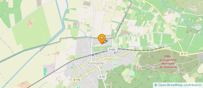 localisation de l'entreprise LES MENUISIERS REUNIS à FONTVIEILLE