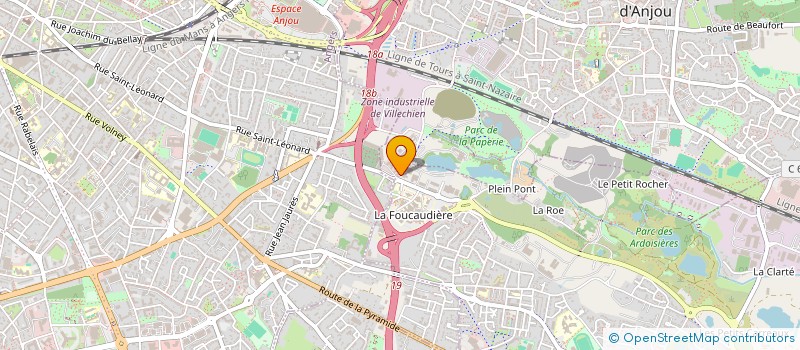 localisation de l'entreprise LES MENUISIERS REUNIS à TRELAZE