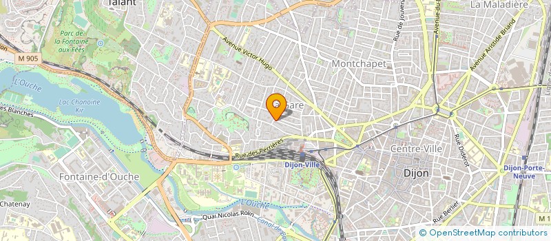 localisation de l'entreprise LES MENUS PLAISIRS  DIJON