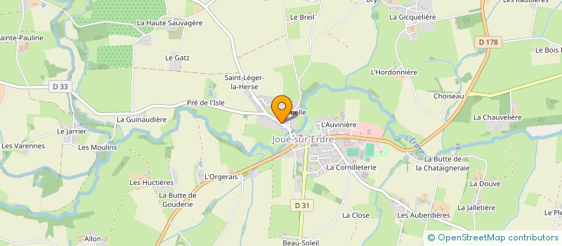 localisation de l'entreprise LES MER'MOMES  JOUE-SUR-ERDRE