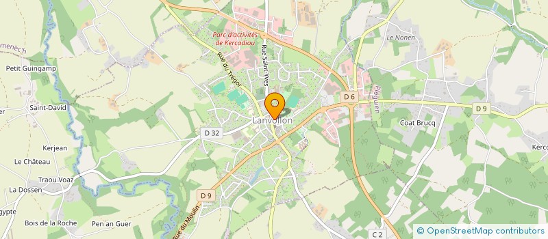 localisation de l'entreprise LES MERCREDIS DE LANVOLLON à LANVOLLON