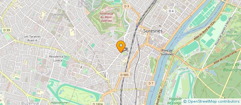 localisation de l'entreprise LES MERCURIALES à SURESNES