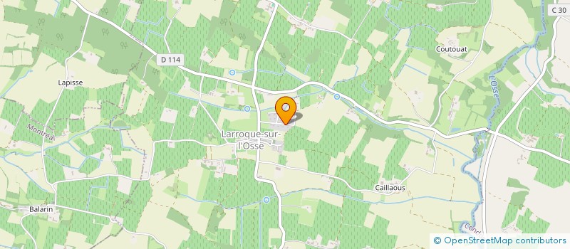 localisation de l'entreprise LES MERES NOEL  LARROQUE-SUR-L'OSSE