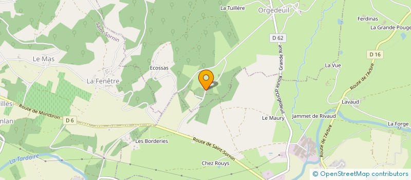 localisation de l'entreprise LES MERES POULES à ORGEDEUIL