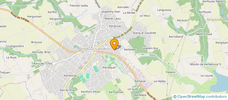 localisation de l'entreprise LES MERES VEILLENT  PLONEOUR-LANVERN