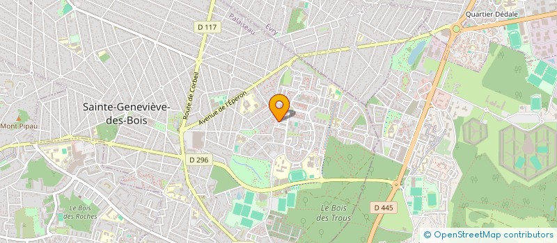 localisation de l'entreprise LES MERES VEILLEUSES à SAINTE-GENEVIEVE-DES-BOIS
