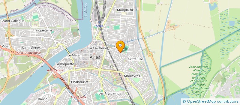 localisation de l'entreprise LES MERES VEILLEUSES  ARLES