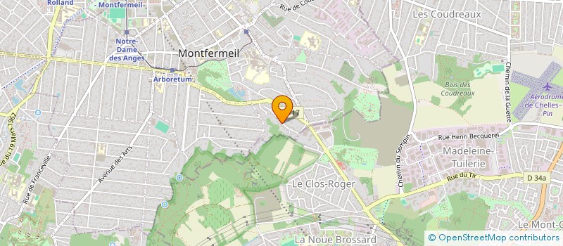 localisation de l'entreprise LES MERES VEILLEUSES à MONTFERMEIL