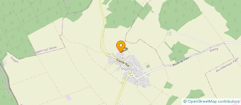 localisation de l'entreprise LES MERES-VEILLEUSES DE PLANTY  PLANTY