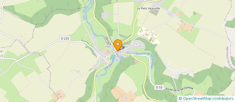 localisation de l'entreprise LES MERISIERS  HERICOURT-EN-CAUX