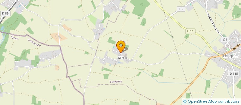 localisation de l'entreprise LES MERISIERS  LONGNES