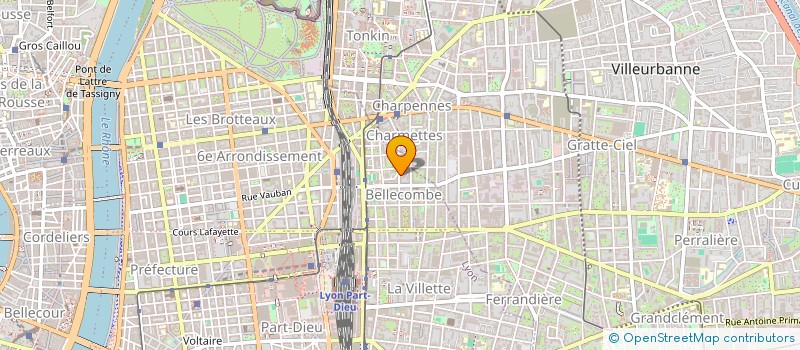 localisation de l'entreprise LES MERLES  LYON