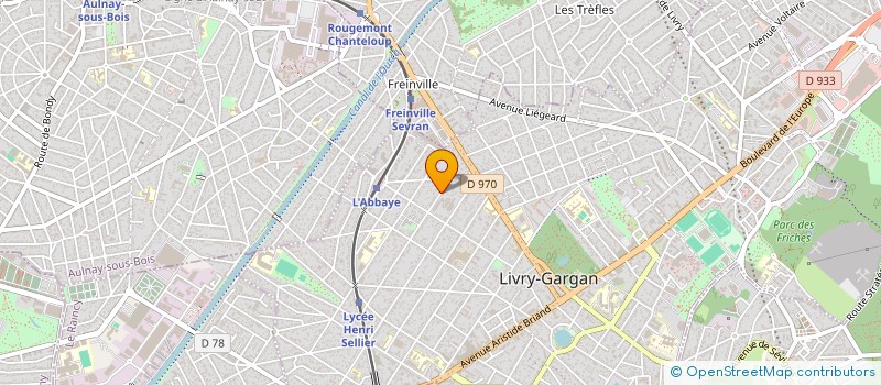 localisation de l'entreprise LES MERLES MOQUEURS  LIVRY-GARGAN