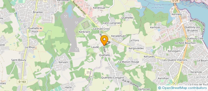 localisation de l'entreprise LES MERLUS DU CENTRE DE KERPAPE  PLOEMEUR