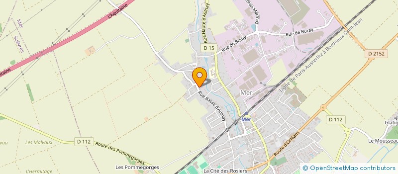 localisation de l'entreprise LES MEROLLES à MER
