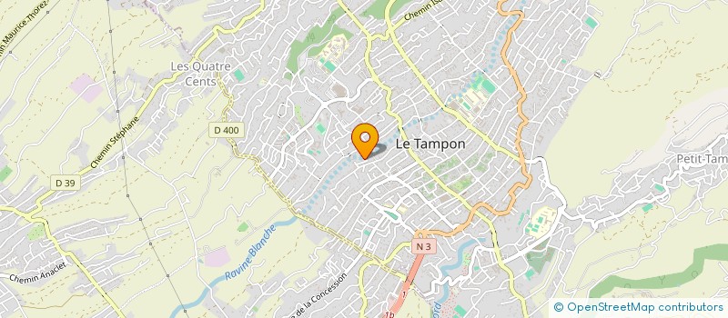 localisation de l'entreprise LES MEROUS à LE TAMPON