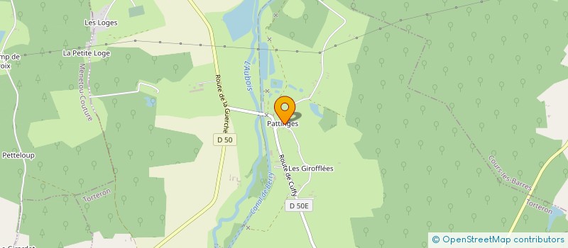 localisation de l'entreprise LES MERRAINS DU CENTRE à TORTERON