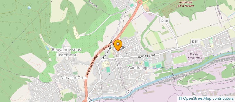 localisation de l'entreprise LES MERS AGITEES  GANDRANGE