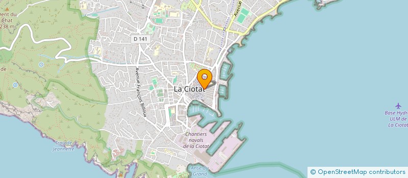 localisation de l'entreprise LES MERS DU SUD à LA CIOTAT