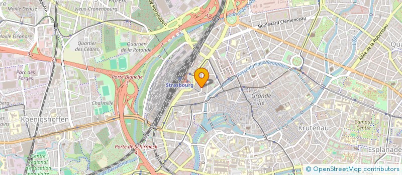 localisation de l'entreprise LES MERVEILLES D'ALBERTINE  STRASBOURG