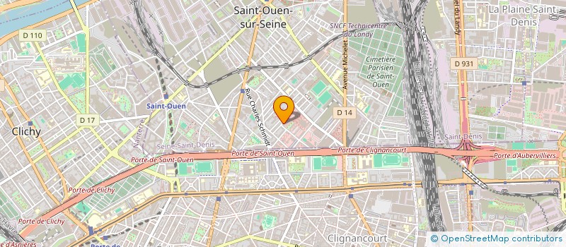 localisation de l'entreprise LES MERVEILLES D'ALICE à SAINT-OUEN-SUR-SEINE