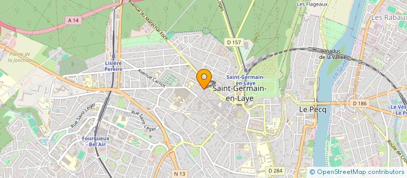 localisation de l'entreprise LES MERVEILLES D ORIENT à SAINT-GERMAIN-EN-LAYE