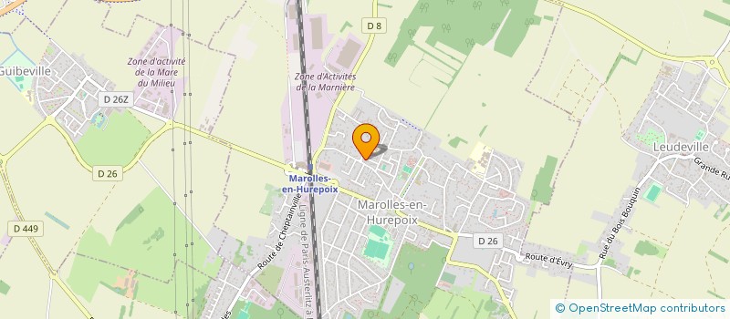 localisation de l'entreprise LES MERVEILLES DE GRACE  MAROLLES-EN-HUREPOIX