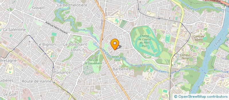 localisation de l'entreprise LES MERVEILLES DE L'OUEST  NANTES