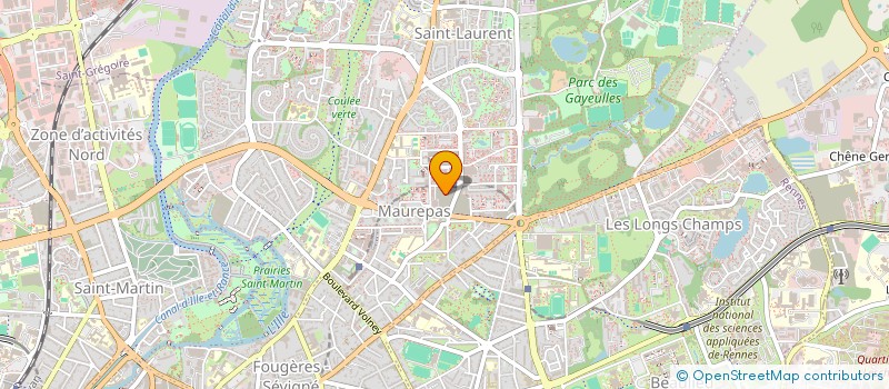 localisation de l'entreprise LES MERVEILLES DE MARIA  RENNES