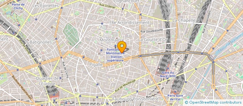 localisation de l'entreprise LES MERVEILLES DE SAINT PIERRE  PARIS