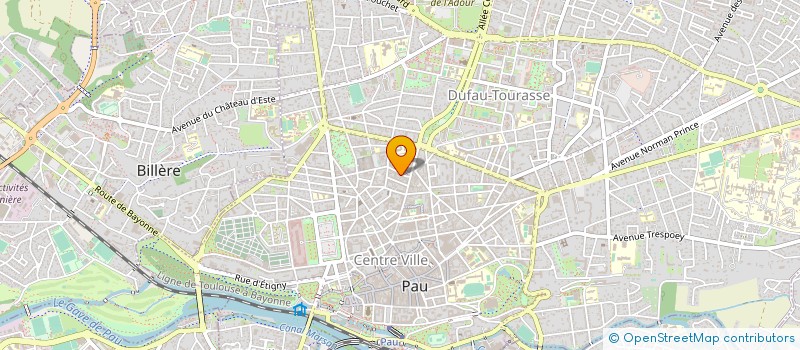 localisation de l'entreprise LES MERVEILLES DU BIO à PAU