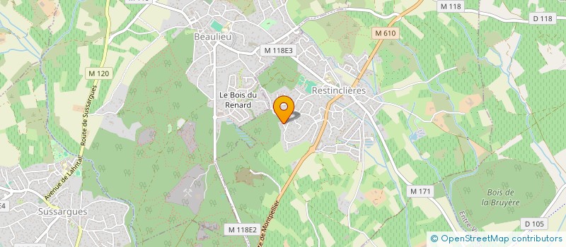 localisation de l'entreprise LES MERVEILLES DU MONDE  RESTINCLIERES