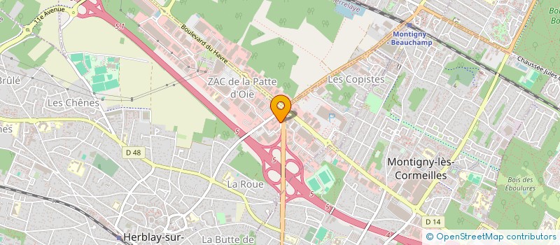 localisation de l'entreprise LES MERVEILLES DU PORTUGAL  HERBLAY-SUR-SEINE