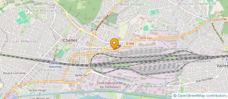 localisation de l'entreprise LES MERVEILLES DU PORTUGAL 77 à CHELLES