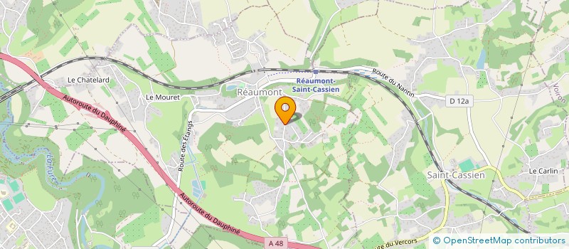 localisation de l'entreprise LES MERVEILLEUSES  REAUMONT