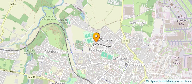 localisation de l'entreprise LES MESANGES à COLOMIERS