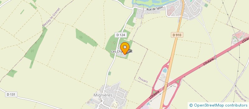 localisation de l'entreprise LES MESANGES à MIGNIERES