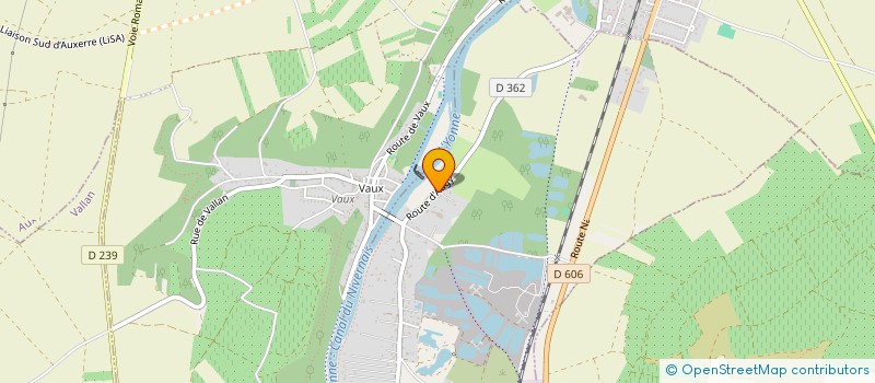 localisation de l'entreprise LES MESANGES  CHAMPS-SUR-YONNE