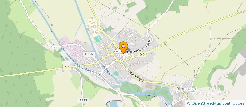 localisation de l'entreprise LES MESANGES à DOULEVANT-LE-PETIT